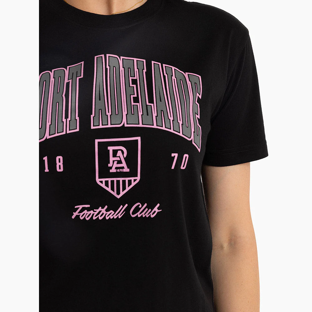 Port Adelaide Womens Printed Pop Tee - Image 6