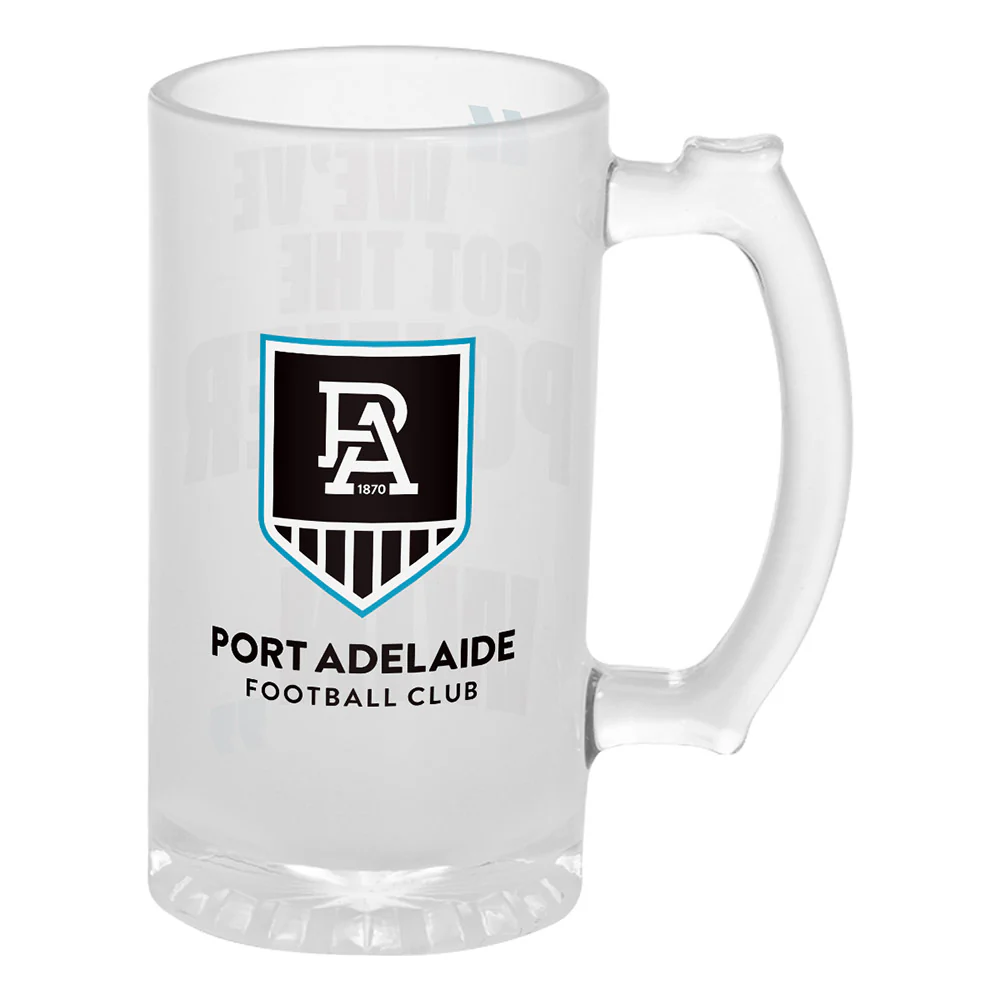 Port Adelaide Frosted Stein 500ml