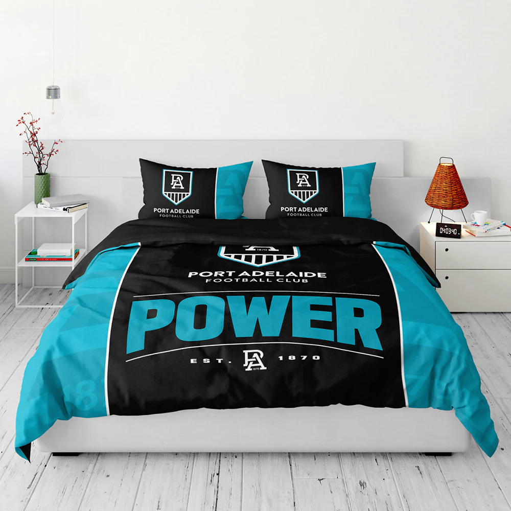 Port Adelaide Double Quilt Cover Set