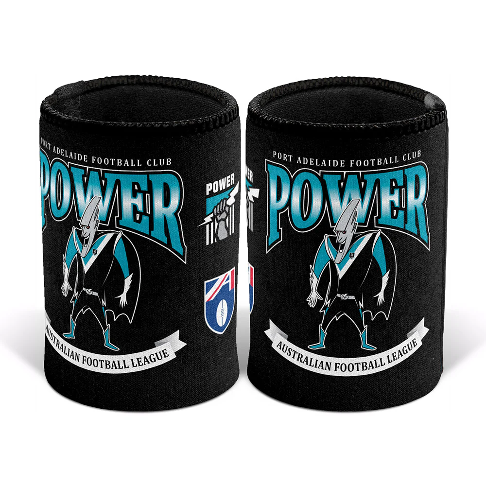 Port Adelaide Retro Can Cooler