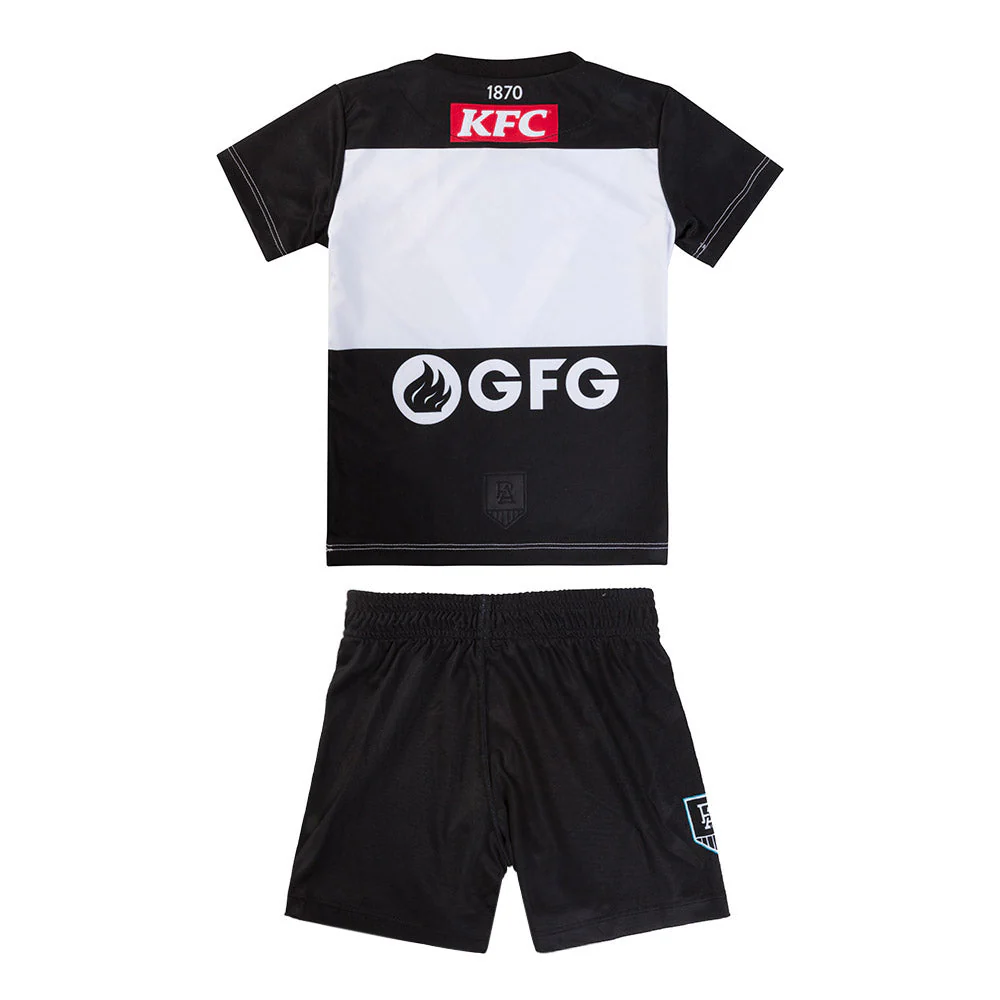 Port Adelaide 2024 Authentic Kids Shorts & Guernsey Set - Image 5
