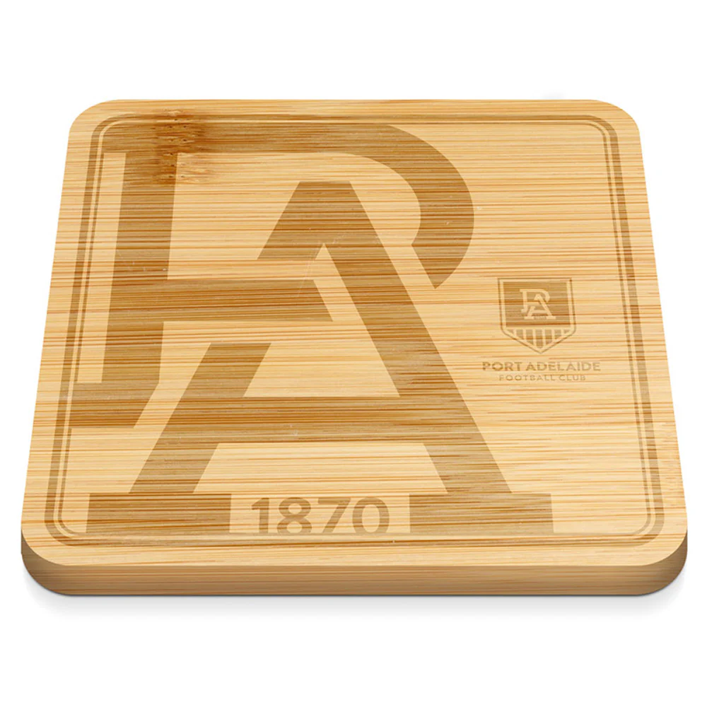 Port Adelaide 35cm Square Bamboo Cheese Board - Image 2