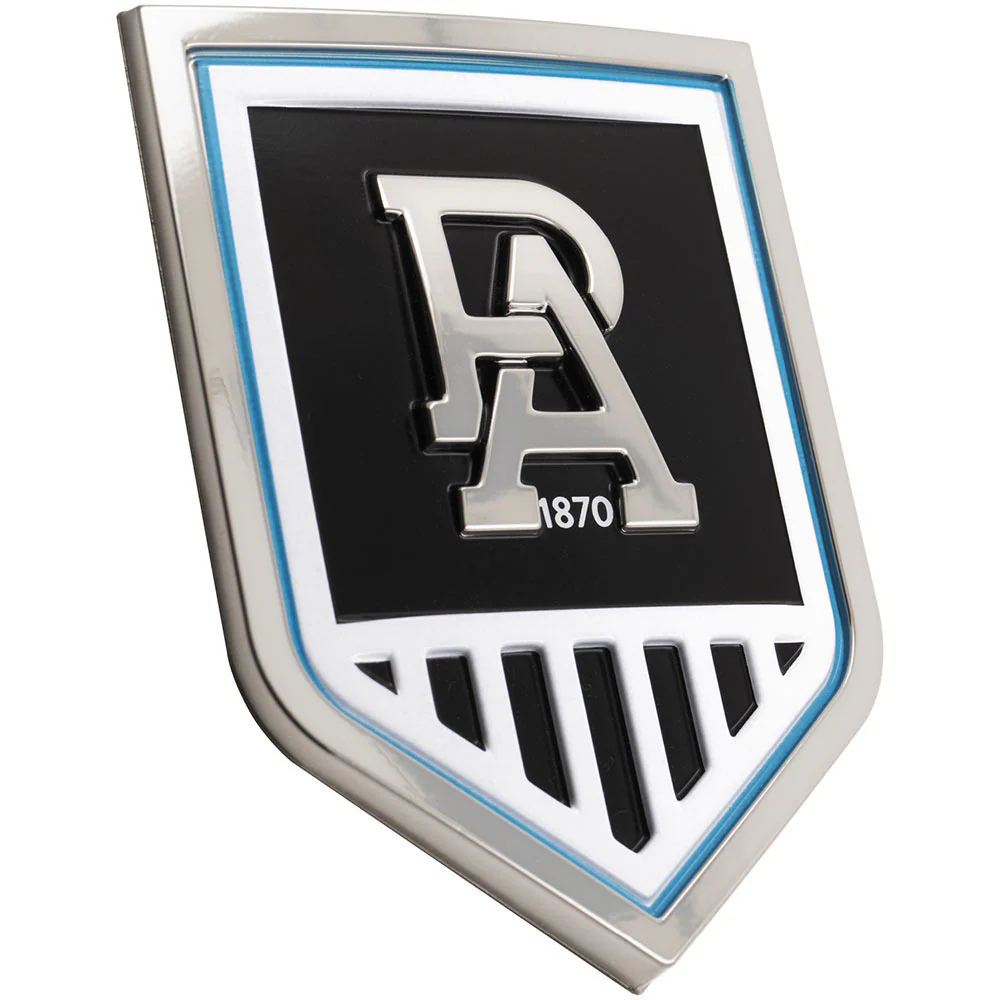 Port Adelaide 3d Chrome Emblem