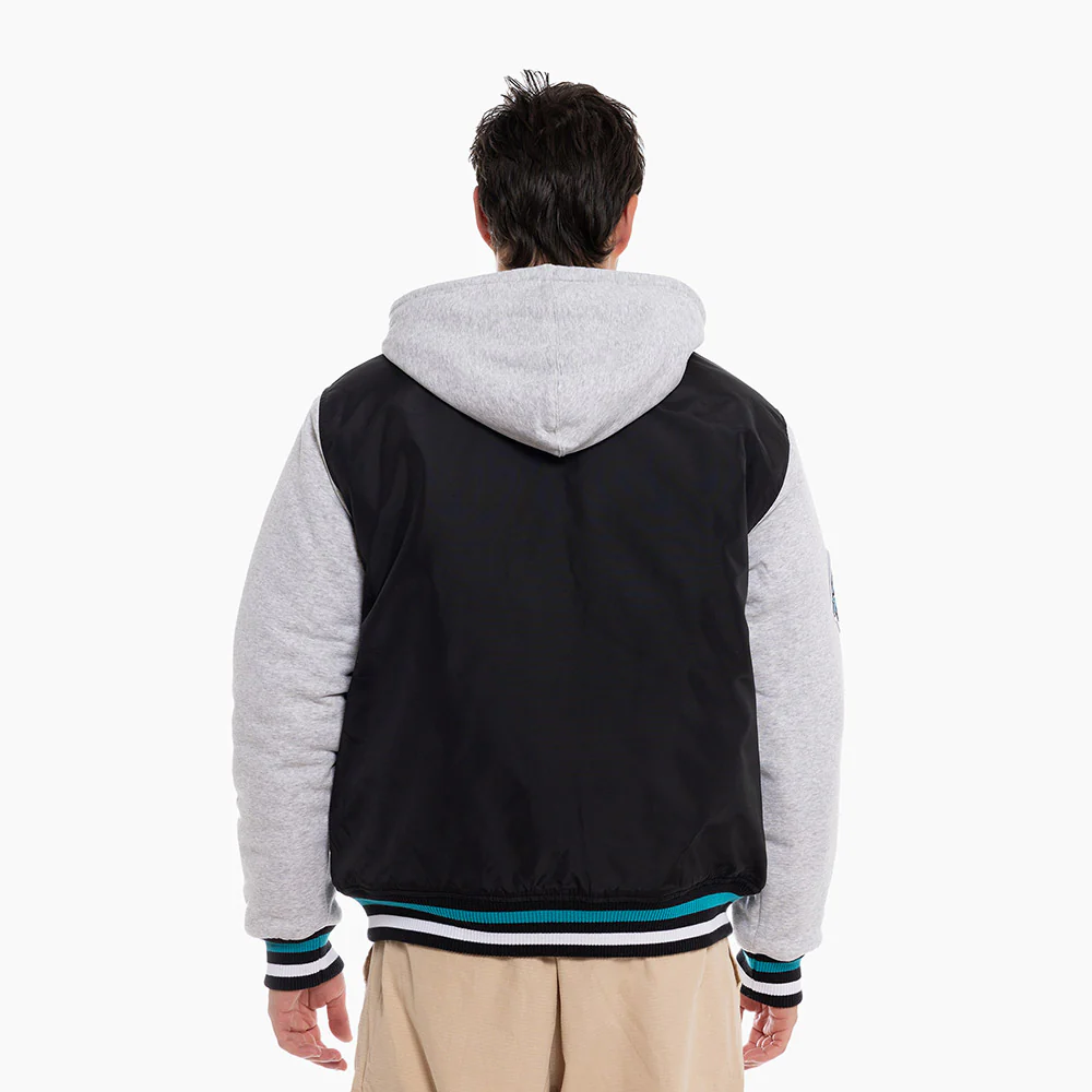 Port Adelaide Adult Patchwork Bomber Jacket - Image 8