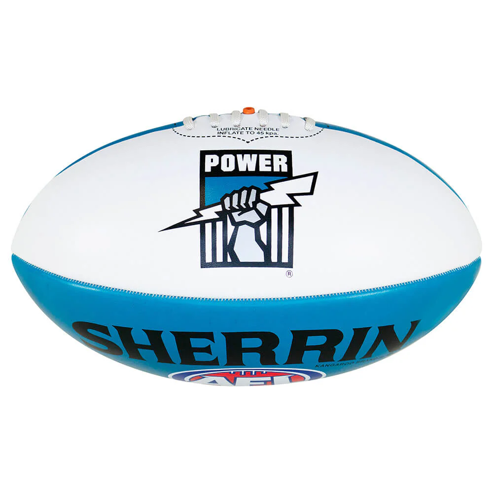 Port Adelaide Autograph Football Size 3 - Image 3