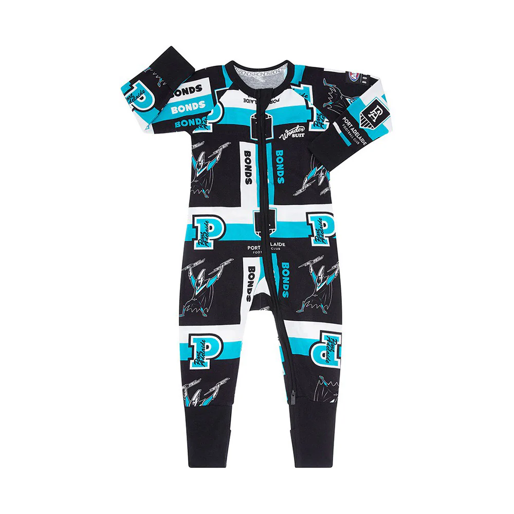 Port Adelaide Babies/Toddlers Wondersuit