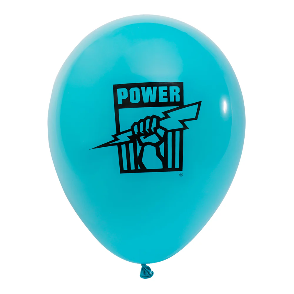 Port Adelaide Balloons - 25 Pk
