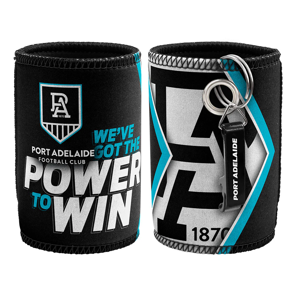 Port Adelaide Can Cooler Opener
