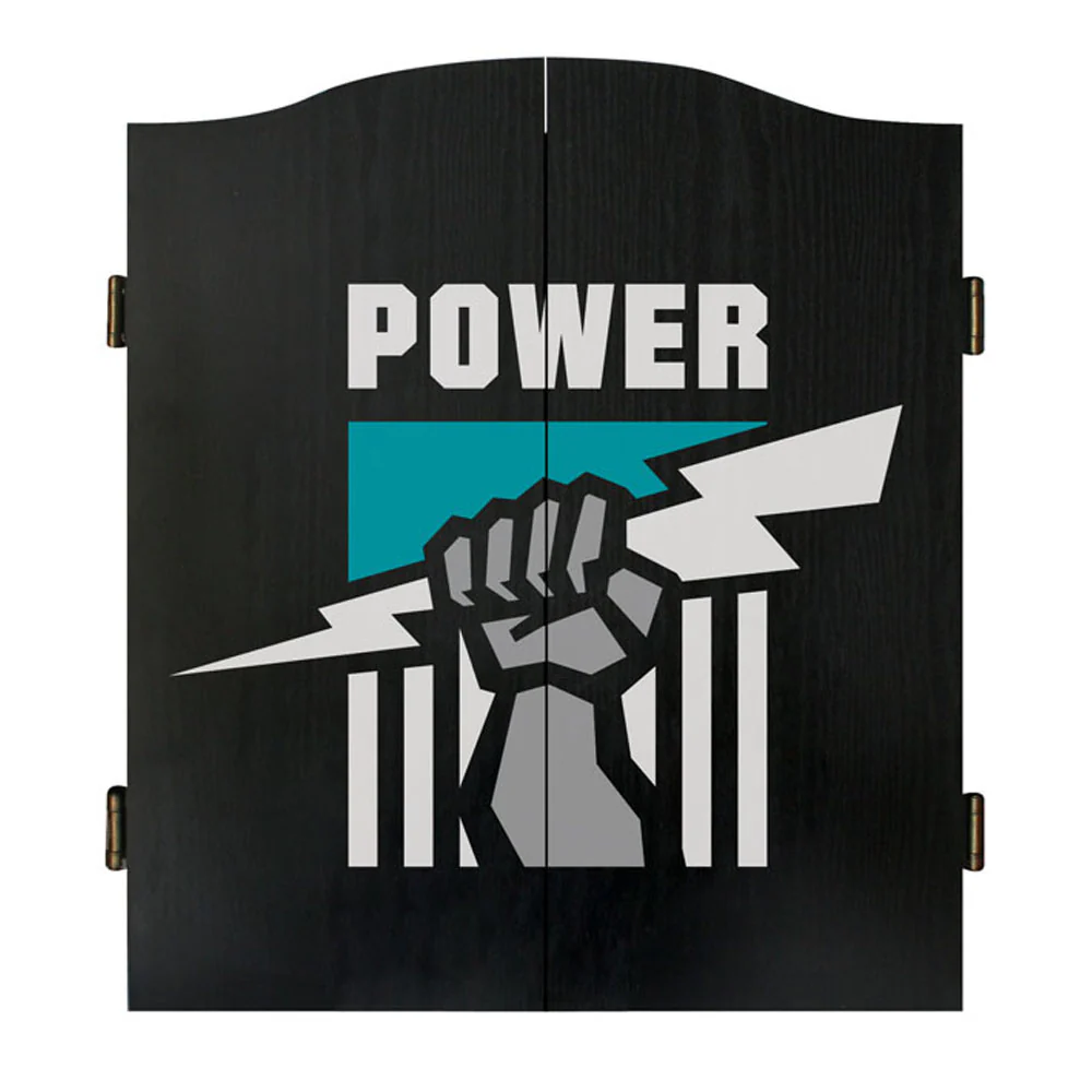Port Adelaide Dartboard In Cabinet - Image 2