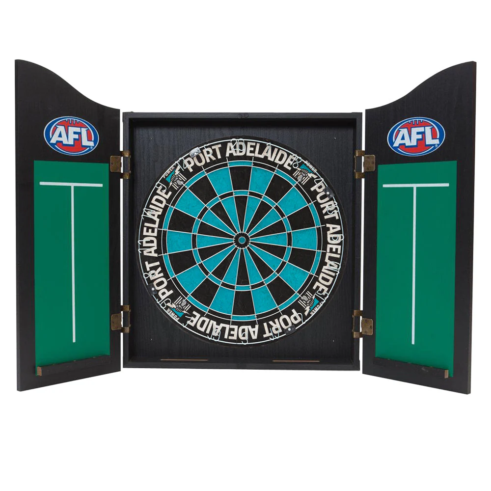 Port Adelaide Dartboard In Cabinet - Image 3