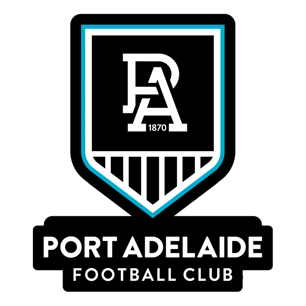 Port Adelaide Die Cut Logo Sticker