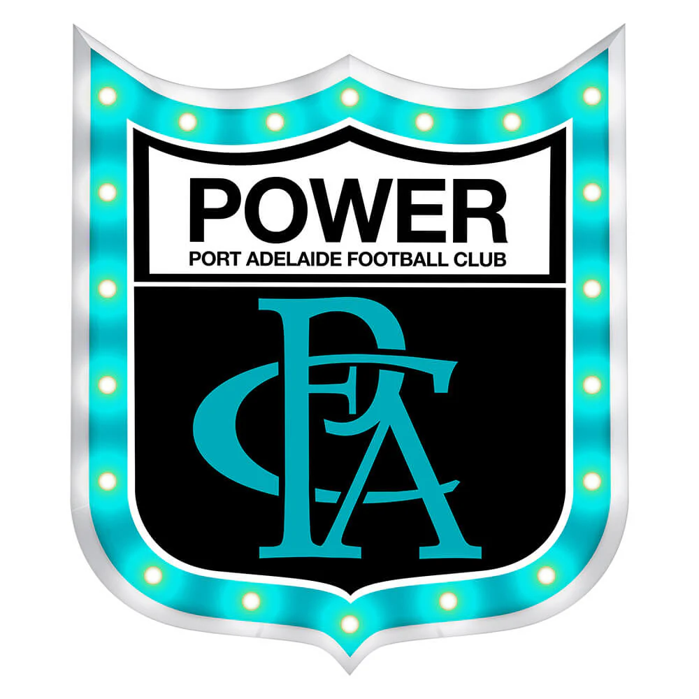 Port Adelaide First 18 Light-Up Sign - Image 2