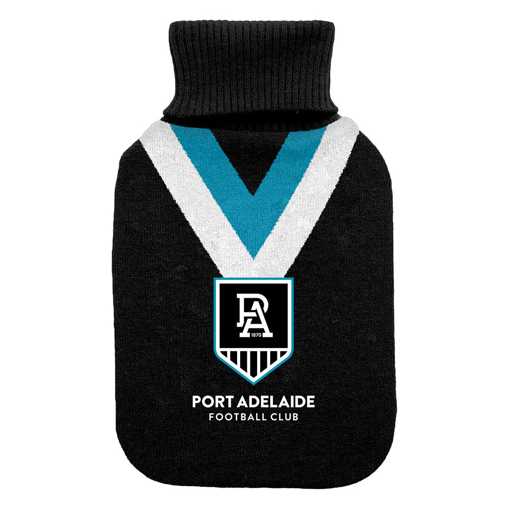 Port Adelaide Hot Water Bottle & Cover - Image 2