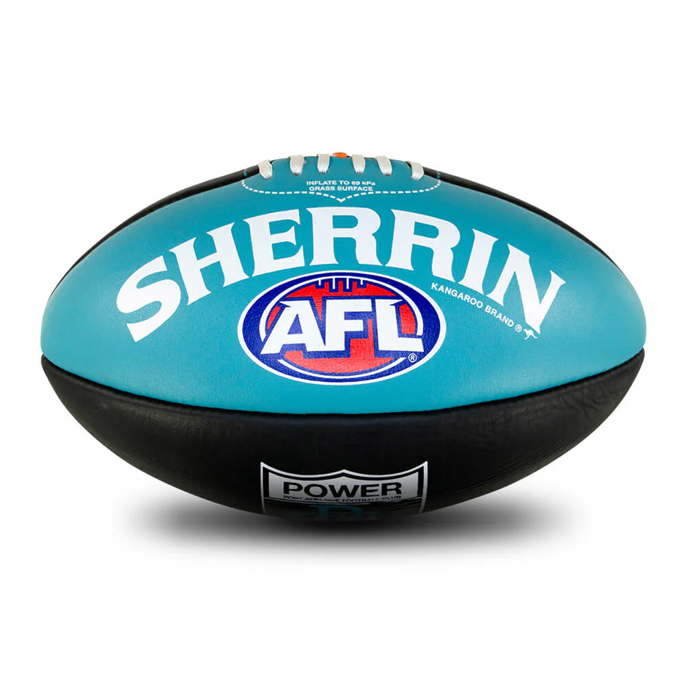 Port Adelaide Leather Football - Size 5 - Image 2