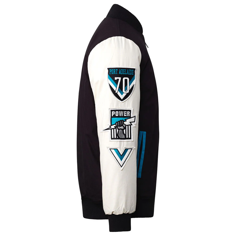 Port Adelaide Mens Collegiate Jacket - Image 4