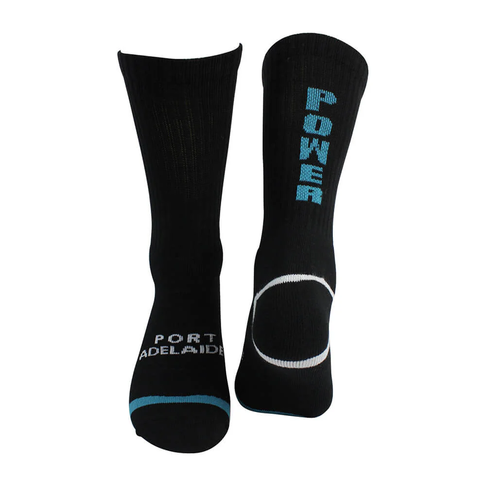 Port Adelaide Mens Crew Socks