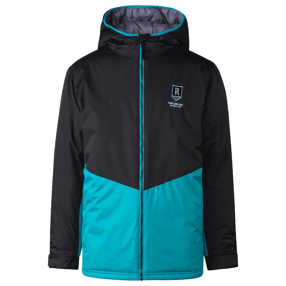 Port Adelaide Mens Game-Day Stadium Jacket - Image 4