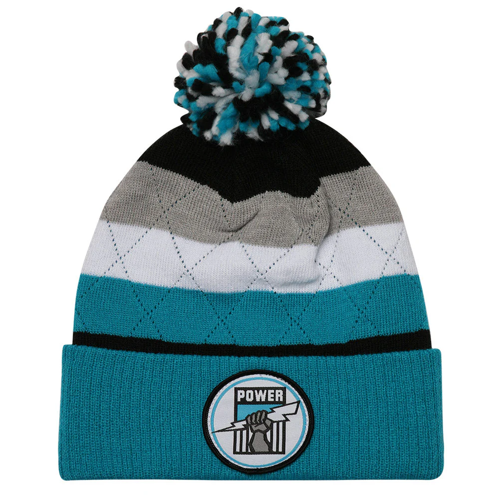 Port Adelaide Mens Supporter Beanie - Image 2