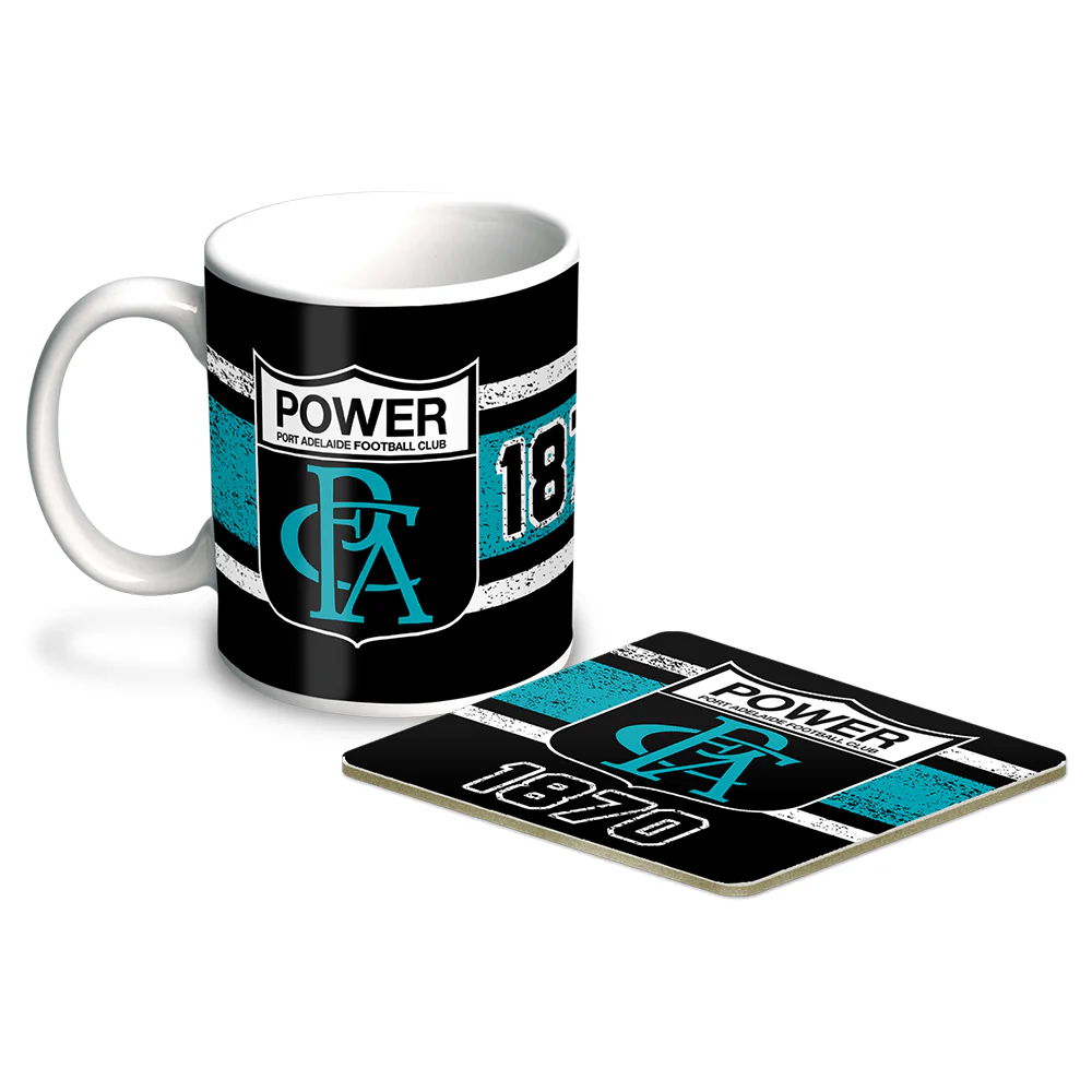 Port Adelaide Mug And Coaster Pack