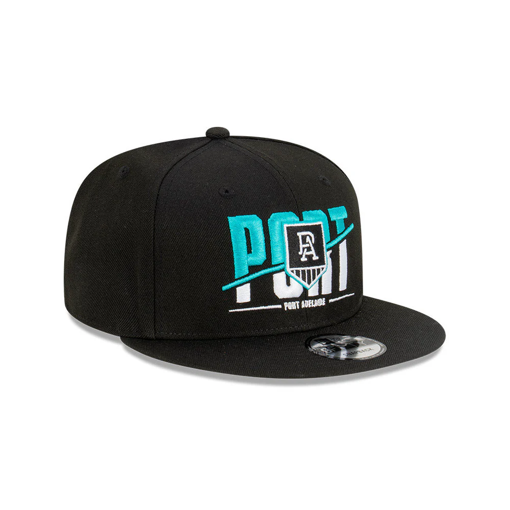 Port Adelaide New Era 9fifty Sliced Cap - Image 8