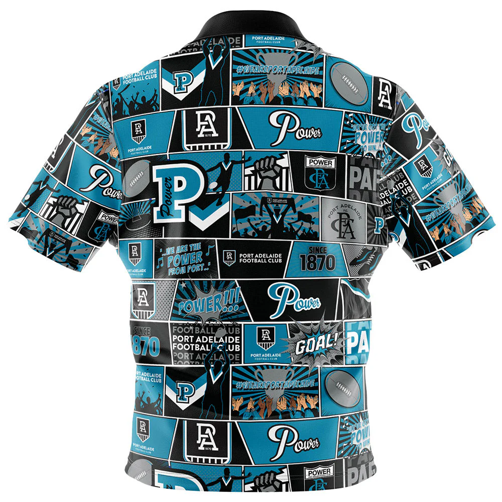 Port Adelaide Pop Art Shirt - Image 5