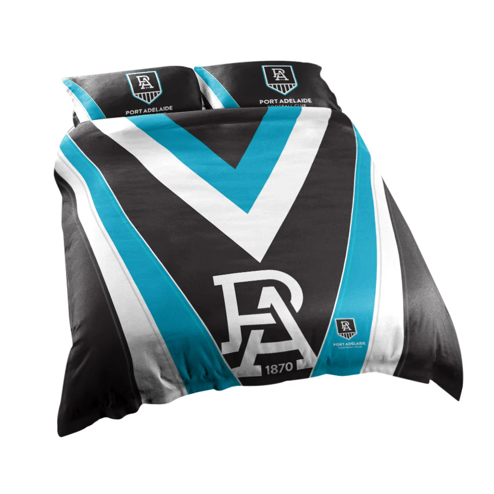 Port Adelaide Queen Quilt Cover Set