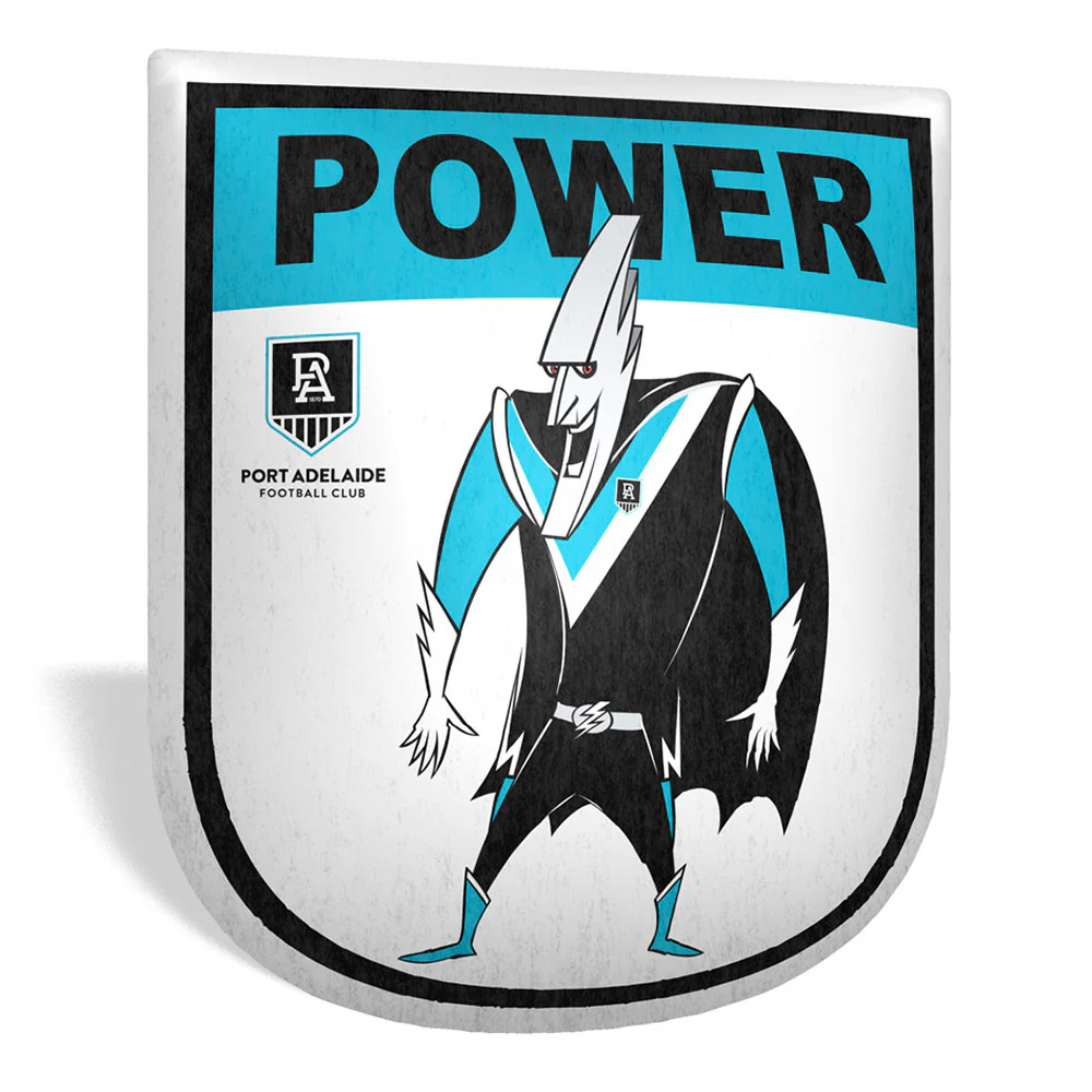 Port Adelaide Retro Mascot Shaped Cushion - Image 2