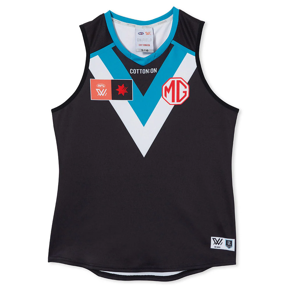 Port Adelaide Season 8 AFLW Authentic Home Guernsey - Image 5