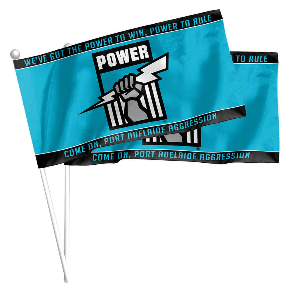 Port Adelaide Set Of 2 Mini Flags