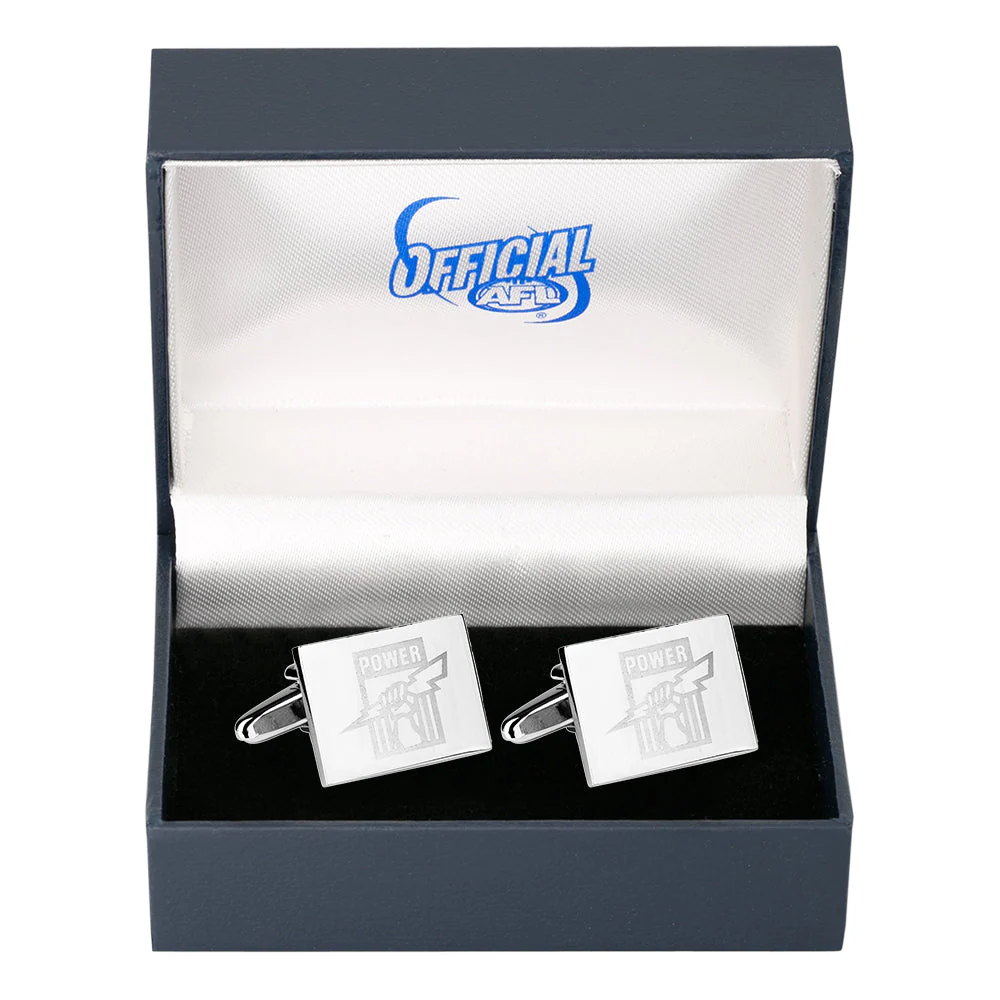 Port Adelaide Silver Cufflinks - Image 4