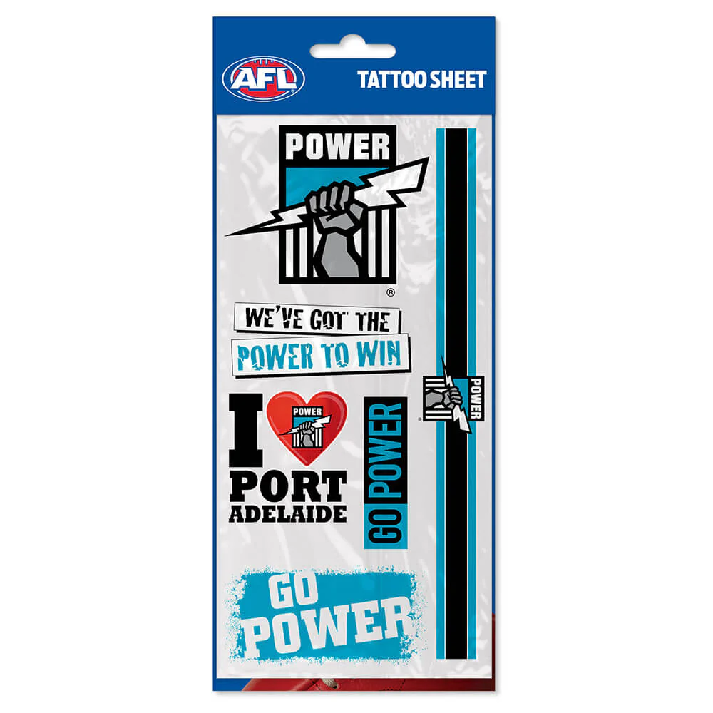 Port Adelaide Tattoo Sheet - Image 2