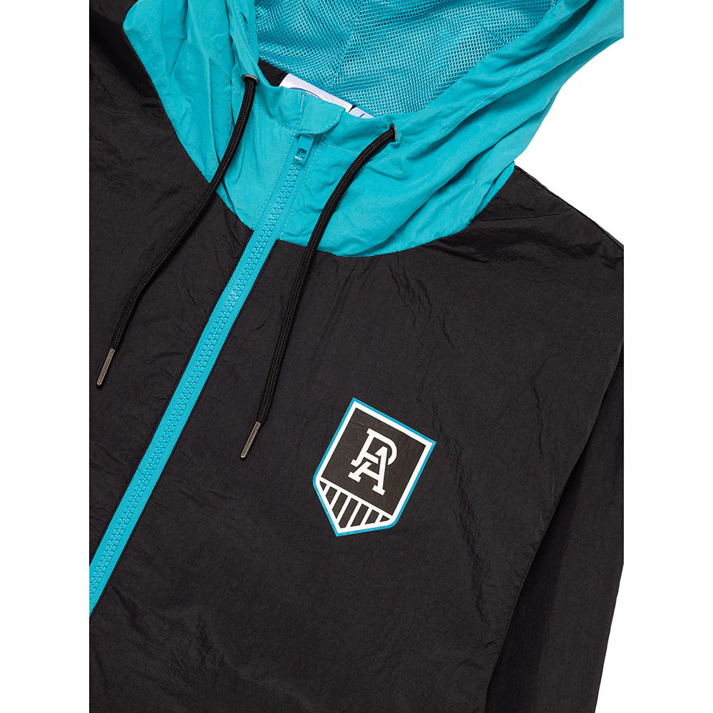 Port Adelaide Team Crest Full Zip Nylon Windbreaker - Image 7