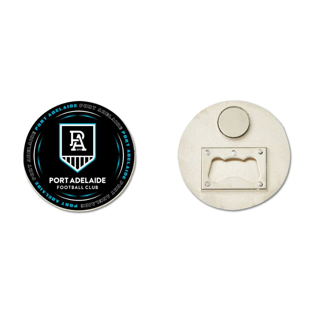 Port Adelaide Team Logo Bottle Opener Magnet
