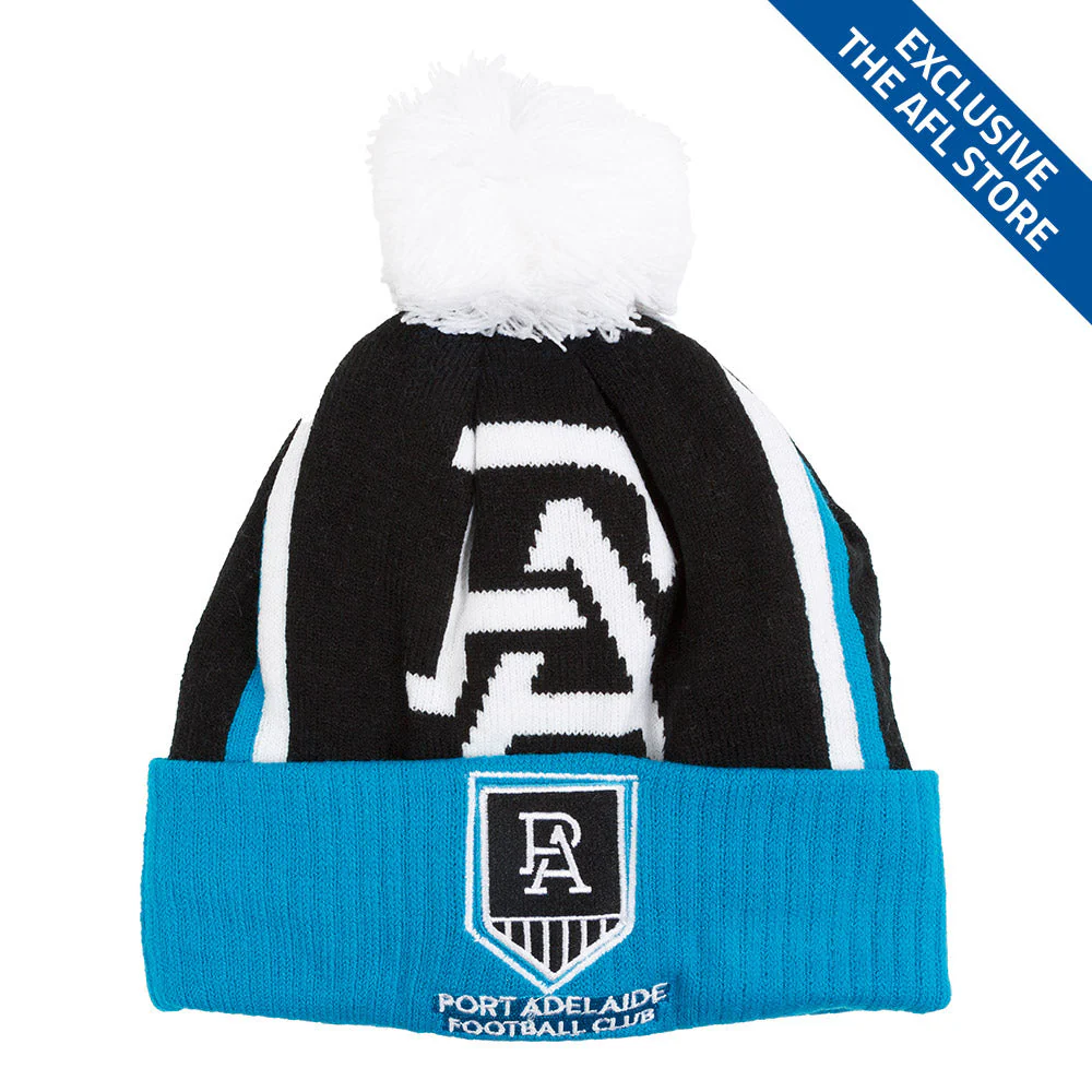Port Adelaide Team Logo Youth Beanie - Image 3