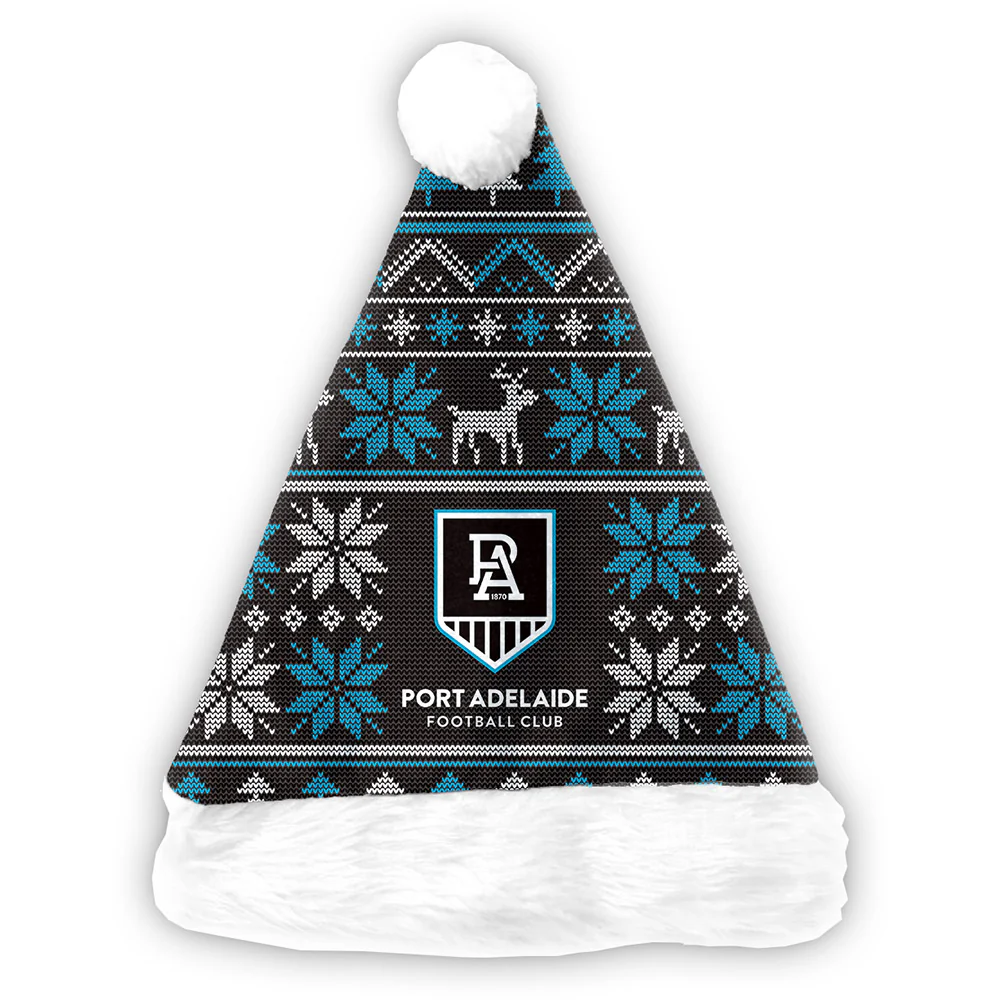 Port Adelaide Christmas Santa Hat