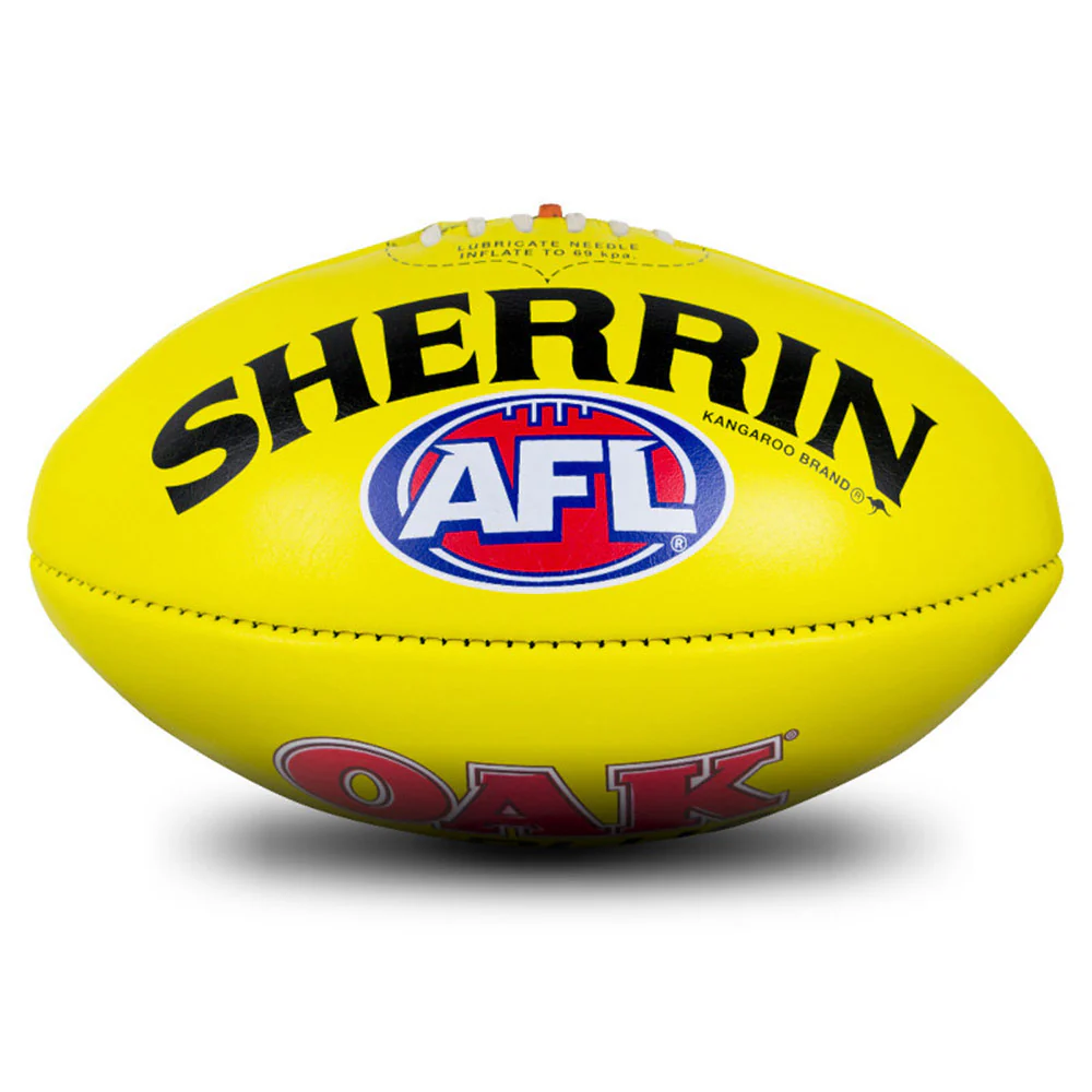 Port Adelaide Yellow Official Game Ball - Image 2