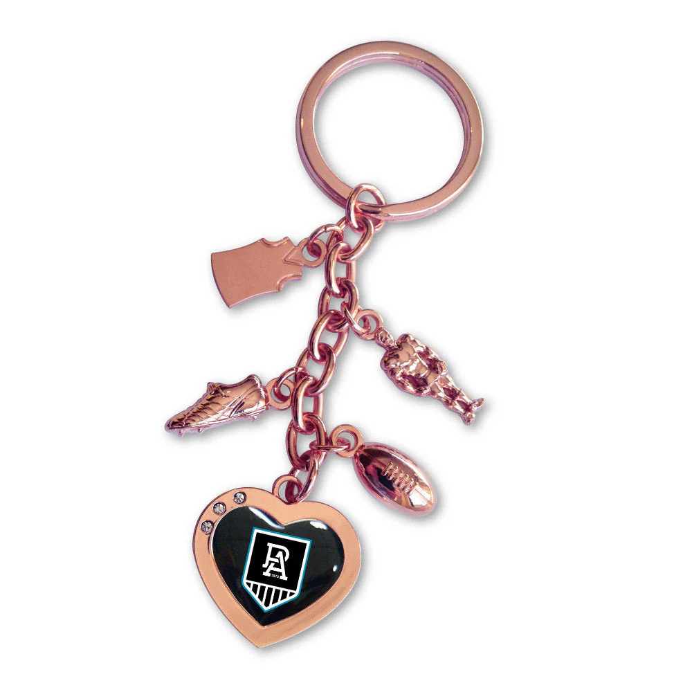 Port Adelaide Charm Keyring - Image 2