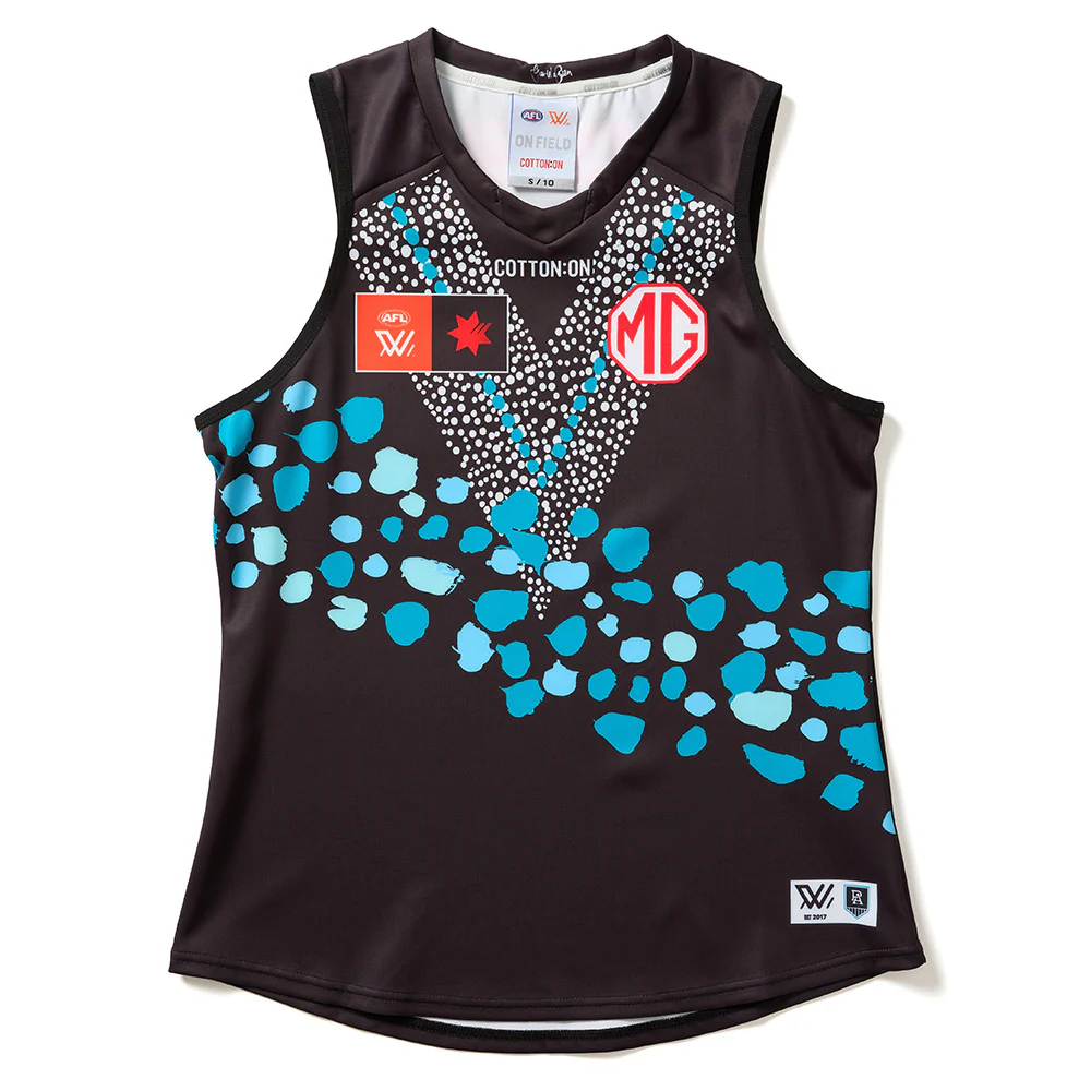 Port Adelaide Season 10 AFLW Authentic Indigenous Guernsey