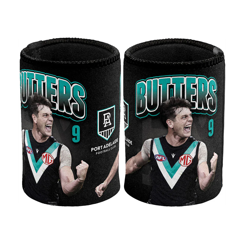 Port Adelaide Player Can Cooler Zak Butters