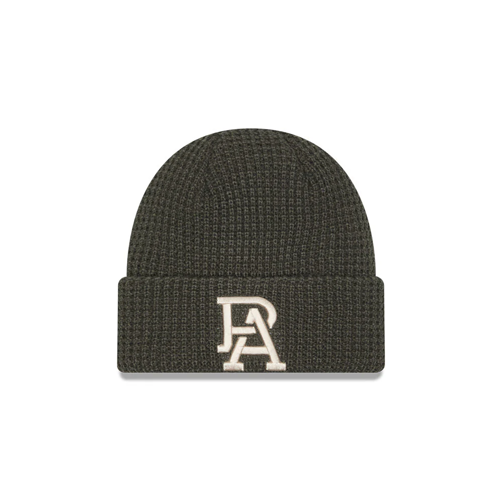 Port Adelaide Dusty Charcoal Rib Beanie
