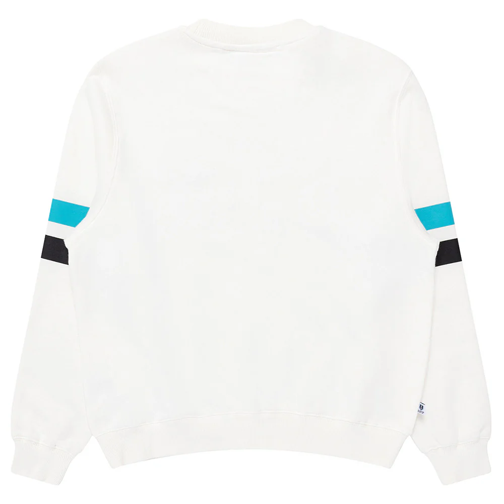 Port Adelaide Womens Stripe Sleeve Crew - Image 2