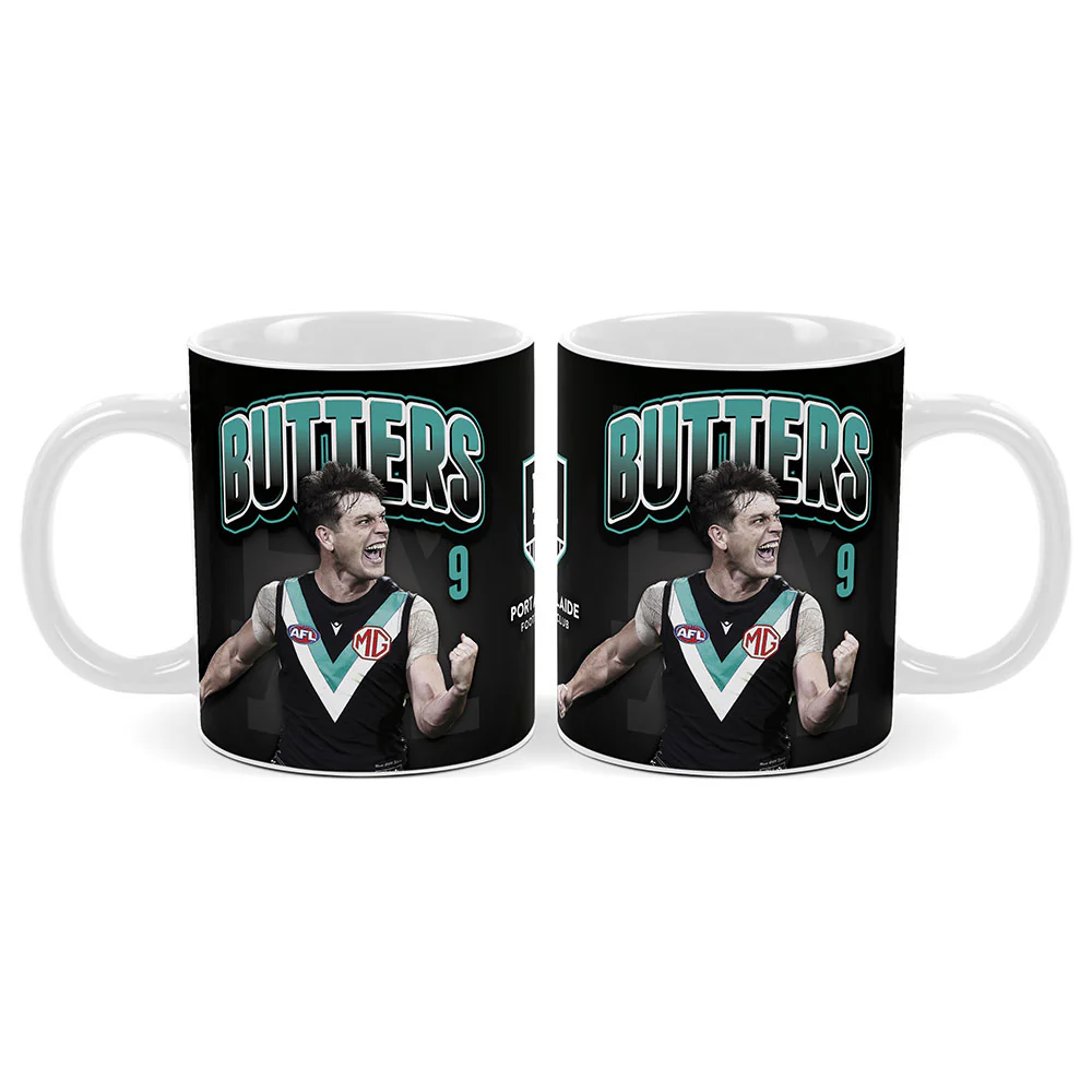 Port Adelaide Player Mug - Zak Butters