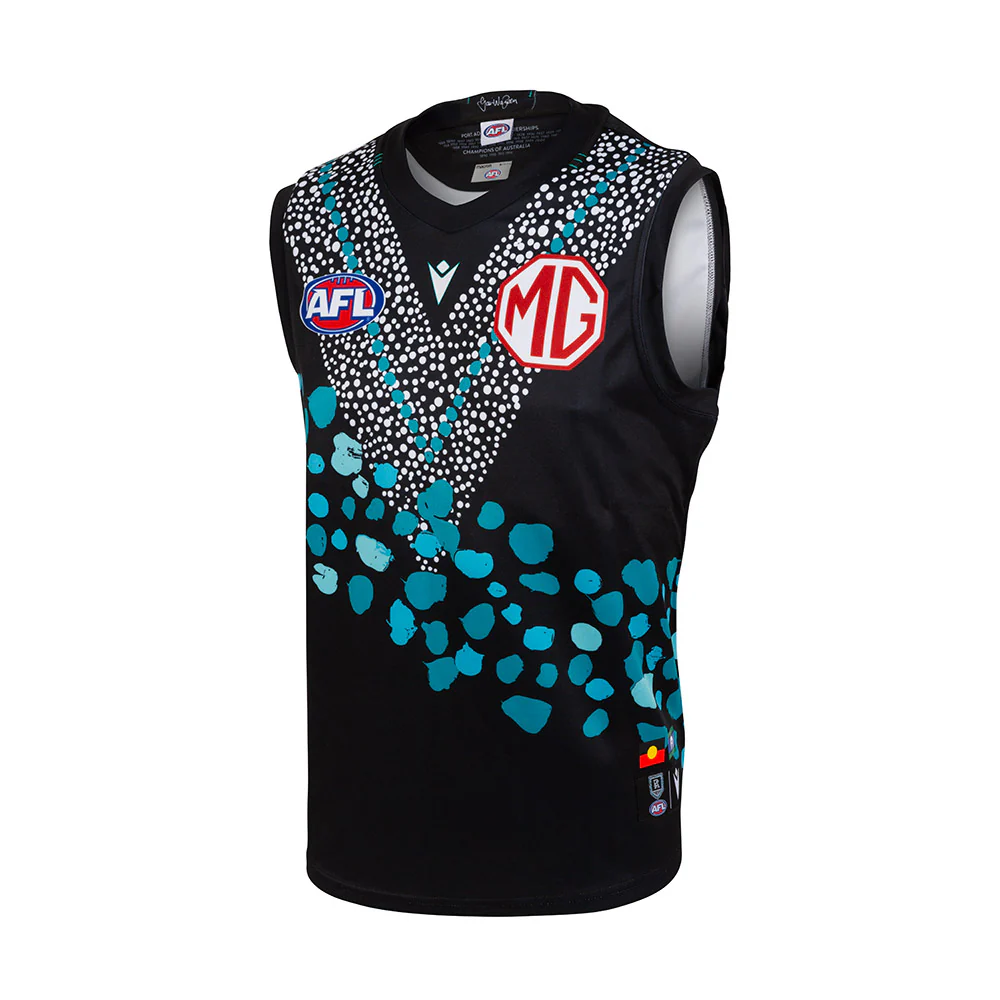 Port Adelaide 2025 Authentic Youth First Nations Guernsey
