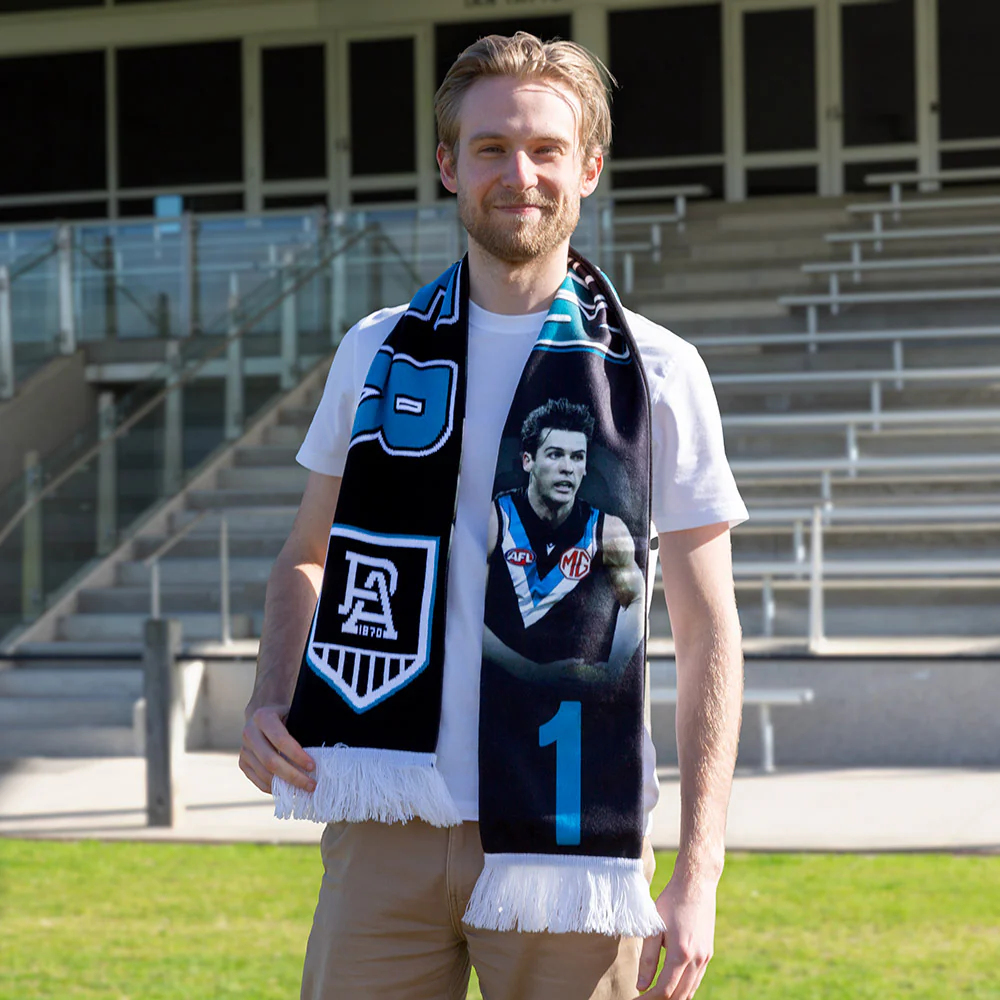 Port Adelaide Player Scarf - Connor Rozee