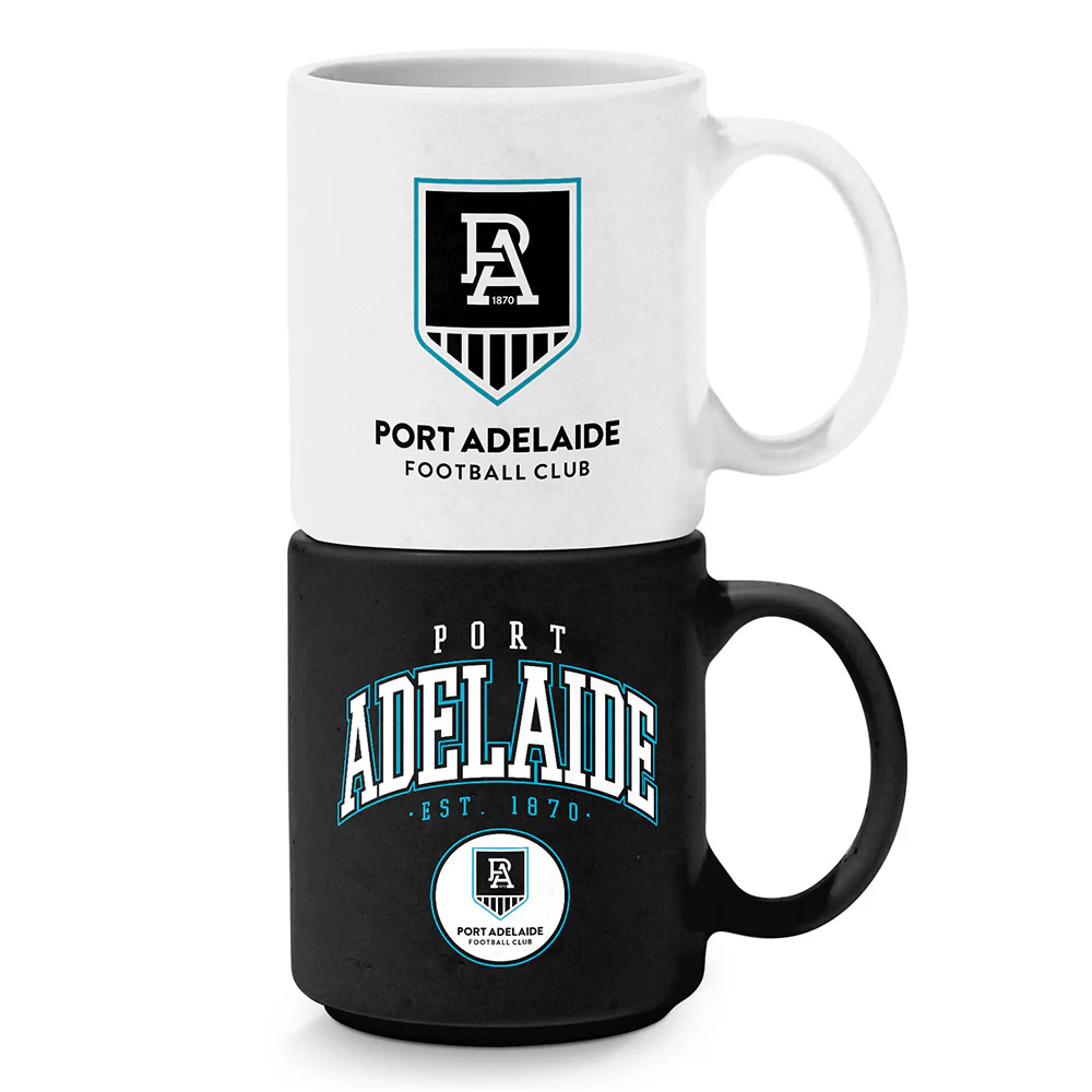 Port Adelaide Stackable Ceramic Mugs