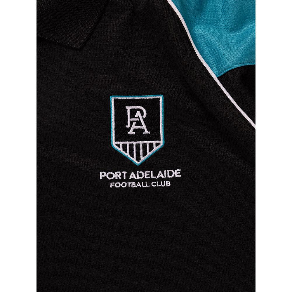 Port Adelaide Mens Performance Polo - Image 3