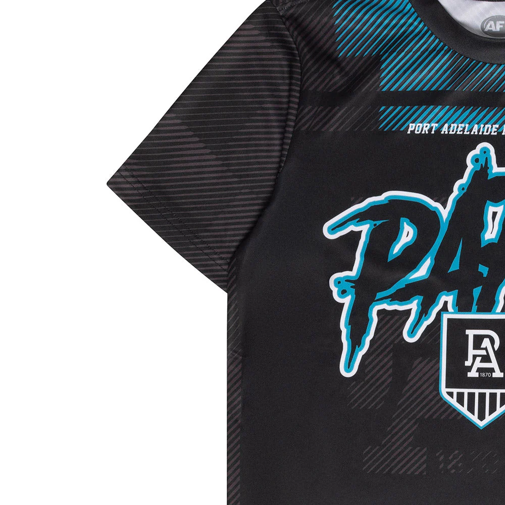 Port Adelaide All Over Youth Tee - Image 3