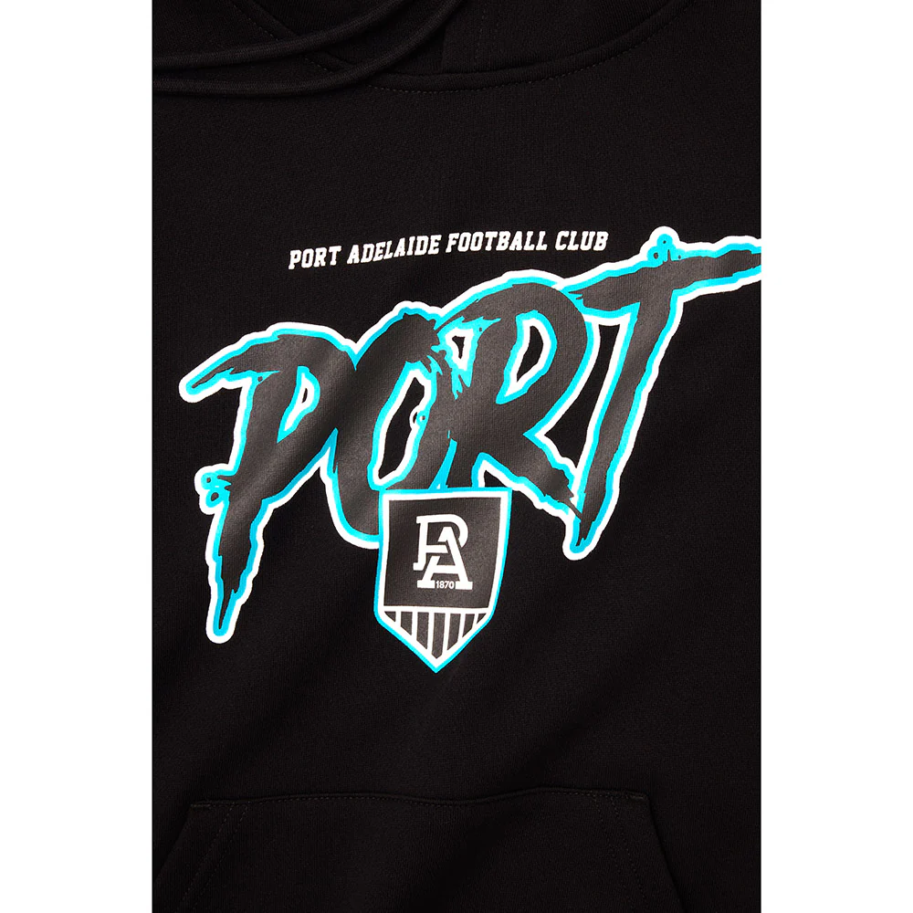 Port Adelaide Youth Bold Graphic Hoodie - Image 3