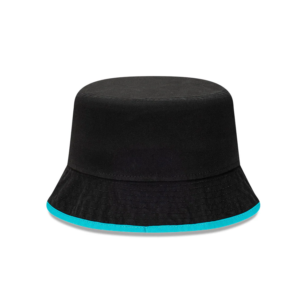 Port Adelaide New Era Trim Bucket Hat - Image 3