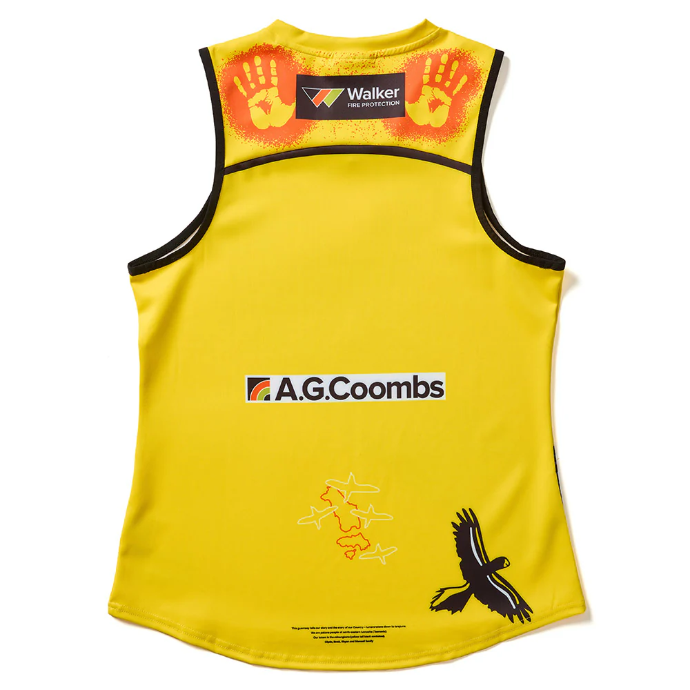 Richmond Tigers Season 10 AFLW Authentic Indigenous Guernsey - Image 2